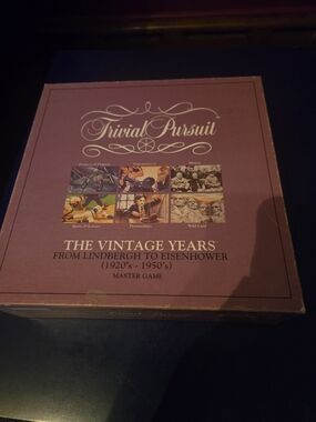 Trivial Pursuit The Vintage Years Board Game -